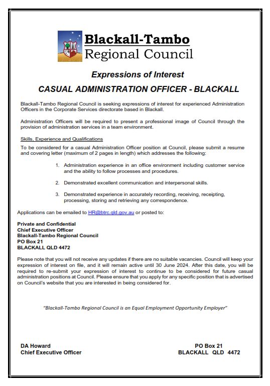 Expressions of Interest