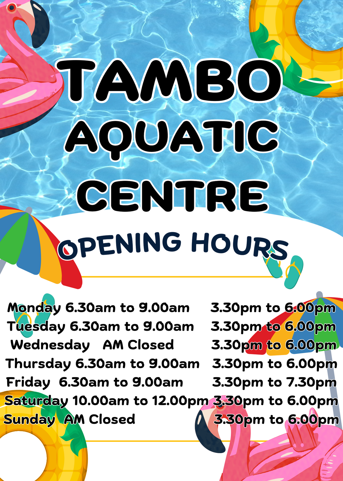 Tambo Pool Hours